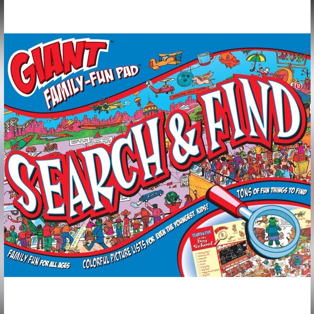 Kidsbooks Staff Giant Family-Fun Pad Search & Find